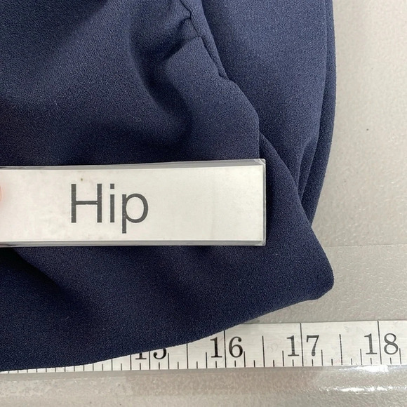 Slate & Willow Maternity Dress Women's XS Extra Small Blue V-Neck Sheath Midi - Picture 16 of 17